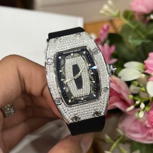 Đồng Hồ Richard Mille RM007 Replica 11 Màu Đen Nữ Đính Đá 36mm (1)