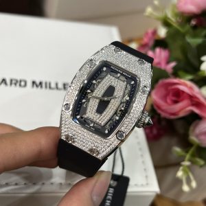Đồng Hồ Richard Mille RM007 Replica 11 Màu Đen Nữ Đính Đá 36mm (1)