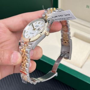 Đồng Hồ Rolex Chế Tác DateJust Nam Bọc Vàng Thật 18K Mặt MOP GM Factory 41mm (1)