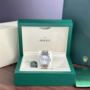 Đồng Hồ Rolex Chế Tác Oyster Perpetual 126000 Mặt Số Bạc Nhà Máy Clean 36mm (2)