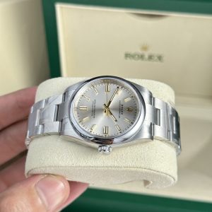Đồng Hồ Rolex Chế Tác Oyster Perpetual 126000 Mặt Số Bạc Nhà Máy Clean 36mm (2)