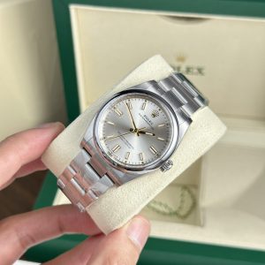Đồng Hồ Rolex Chế Tác Oyster Perpetual 126000 Mặt Số Bạc Nhà Máy Clean 36mm (2)