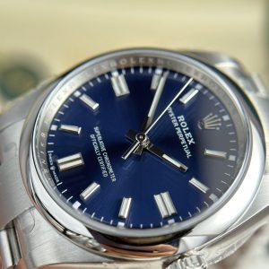 Đồng Hồ Rolex Chế Tác Oyster Perpetual 126000 Mặt Xanh Blue Nhà Máy Clean 36mm (2)