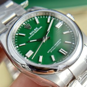 Đồng Hồ Rolex Nam Chế Tác Oyster Perpetual 126000 Mặt Xanh Lá Cây Clean Factory 36mm (2)