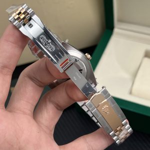 Đồng Hồ Rolex Rep 11 DateJust Mặt Chocolate Cọc Số Dạ Quang Bọc Vàng Thật 18K GMF 41mm (2)