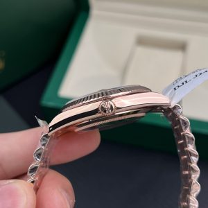 Đồng Hồ Rolex Rep 11 Day-Date Mặt Chocolate Bọc Vàng 18K Trọng Lượng 177gram GM Factory 40mm (1)