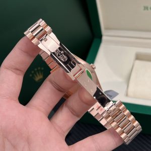 Đồng Hồ Rolex Rep 11 Day-Date Mặt Chocolate Bọc Vàng 18K Trọng Lượng 177gram GM Factory 40mm (1)