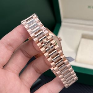 Đồng Hồ Rolex Rep 11 Day-Date Mặt Chocolate Bọc Vàng 18K Trọng Lượng 177gram GM Factory 40mm (1)