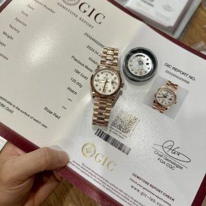 Đồng Hồ Rolex Replica 11 Day-Date 128235 Bọc Vàng Thật Mặt Thiên Thạch 36mm (2)