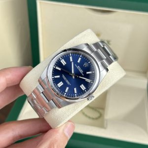 Đồng Hồ Rolex Replica 11 Oyster Perpetual 124300 Mặt Xanh Blue Clean Factory 41mm (2)