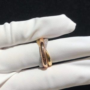 Nhẫn Cartier Trinity 3 Vòng Chế Tác Vàng 18K (2)