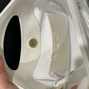 Túi Xách Chanel 31 Mini Siêu Cấp Nữ Màu Trắng Quai Xích 20×17 (1)