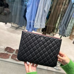 Túi Xách Chanel Cầm Tay Nữ Màu Đen Siêu Cấp 28cm (2)