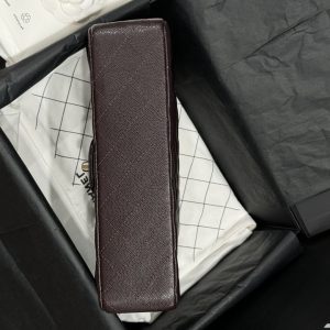 Túi Xách Chanel Classic Replica Cao Cấp Chất Da Hạt Khoá Vàng 25cm (2)