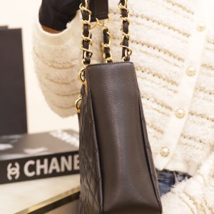 Túi Xách Chanel Petite Timeless Shopper Tote Nữ Da Bê Like Auth 24x25 (2)