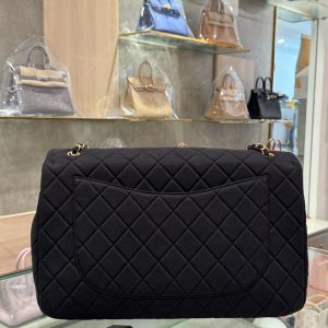 Túi Xách Chanel Replica 11 Nữ Màu Đen Khoá Vàng 40x26x12cm (2)