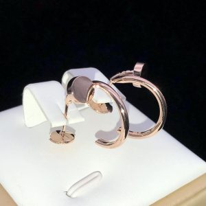 Bông Tai Cartier Juste Un Clou Chế Tác Vàng Hồng 18K (2)