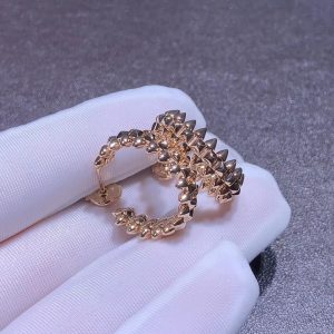 Bông Tai Nữ Clash De Cartier Chế Tác Vàng Hồng 18K (2)