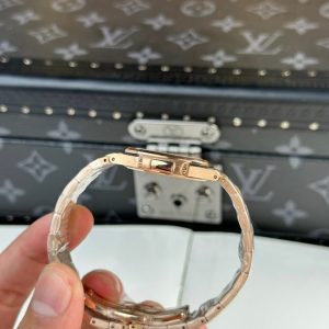 Đồng Hồ Patek Philippe Nữ Màu Vàng Hồng Máy Pin Nautilus 7010 32mm (7)