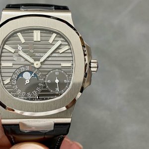 Đồng Hồ Patek Philippe Rep 11 Nautilus 5712 Mặt Xám Khói Nhà Máy PPF 40mm (6)