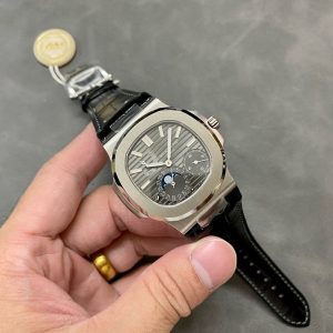 Đồng Hồ Patek Philippe Rep 11 Nautilus 5712 Mặt Xám Khói Nhà Máy PPF 40mm (6)