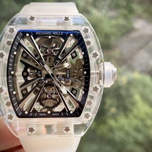 Đồng Hồ Richard Mille Chế Tác RM12-01 Tourbillon Sapphire Trắng (10)