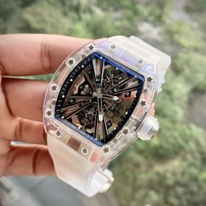 Đồng Hồ Richard Mille Chế Tác RM12-01 Tourbillon Sapphire Trắng (10)