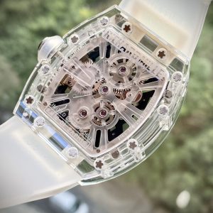 Đồng Hồ Richard Mille Chế Tác RM12-01 Tourbillon Sapphire Trắng (10)