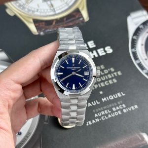 Đồng Hồ Vacheron Constantin Overseas 4500V Mặt Xanh Dương Nhà Máy PPF 41mm (9)