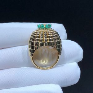Nhẫn Chế Tác Cactus De Cartier Kim Cương Tự Nhiên Vàng 18K (2)