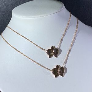 Vòng Cổ Caresse D'Orchidees Par Cartier 2 Lớp Chế Tác Kim Cương Vàng 18K (2)