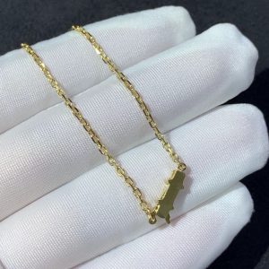 Vòng Cổ Nữ Cartier Love Chế Tác Vàng 18K Đính Kim Cương Tự Nhiên (2)