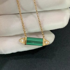 Vòng Cổ Nữ Les Berlingots De Cartier Chế Tác Vàng 18K Đá Quý Tự Nhiên (2)