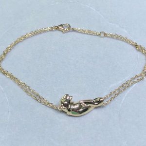 Vòng Cổ Nữ Panthère De Cartier Chế Tác Ngọc Lục Bảo Vàng 18K Size Nhỏ (2)