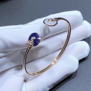 Vòng Tay Amulette De Cartier Nữ Chế Tác Đá Quý Kim Cương Vàng Hồng 18K (1)