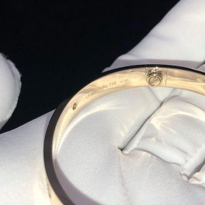 Vòng Tay Cartier Love Chế Tác Kim Cương Tự Nhiên Vàng Hồng 18K (2)