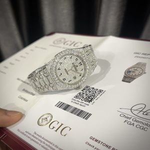 Đồng Hồ Audemars Piguet Chế Tác Full Kim Cương Moissanite Royal Oak Replica 41mm (1)