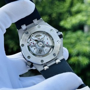Đồng Hồ Audemars Piguet Royal Oak 15720ST Màu Đen Fake Cao Cấp Nhà Máy IP 42mm (4)