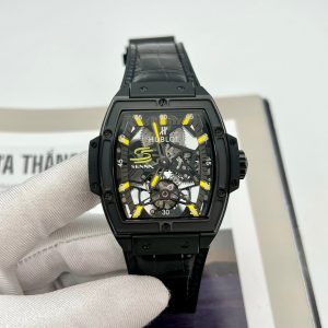 Đồng Hồ Hublot MP-06 Tourbillon Chế Tác Vỏ Gốm Đen Cao Cấp 45mm