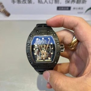 Đồng Hồ Richard Mille RM66 Chế Tác Tourbillon + Carbon + Vàng 18K 42 (1)