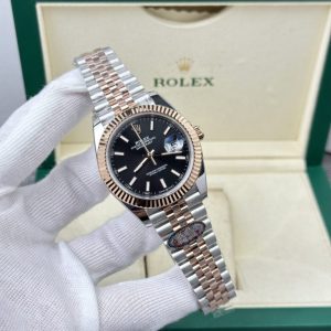 Đồng Hồ Rolex DateJust 126331 Replica 11 Mặt Đen Nhà Máy Clean 41mm (2)