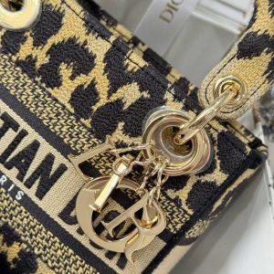 Túi Xách Dior Lady Siêu Cấp Nữ Chất Vải Thêu 17cm (2)