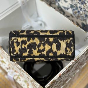 Túi Xách Dior Lady Siêu Cấp Nữ Chất Vải Thêu 17cm (2)