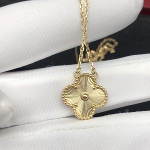 Vòng Cổ Nữ Van Cleef & Arpels Vintage Alhambra Chế Tác Vàng 18K (2)