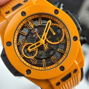 Đồng Hồ Hubot Big Bang Unico Orange Ceramic Chế Tác Nhà Máy BBF 42mm (2)