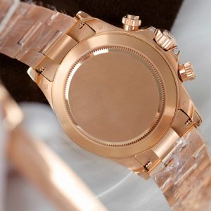 Đồng Hồ Rolex Daytona Rainbow 116595 Chế Tác Bọc Vàng Thật + Ruby + Kim Cương Moissanite 40mm (11)