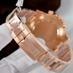 Đồng Hồ Rolex Daytona Rainbow 116595 Chế Tác Bọc Vàng Thật + Ruby + Kim Cương Moissanite 40mm (11)