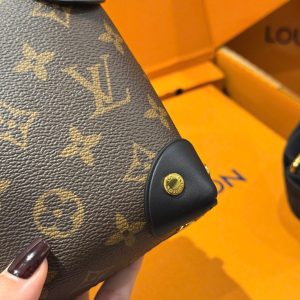 Túi Xách Louis Vuitton LV Petite Malle Aouple Siêu Cấp Hoạ Tiết Monogram 20x14x7,5cm (2)
