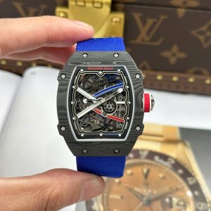 Đồng Hồ Richard Mille Chế Tác RM67-02 Vỏ Carbon Siêu Mỏng Trọng Lượng 37 Grams Siêu Nhẹ 38.7×47 (2)