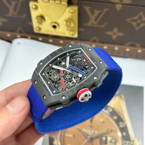 Đồng Hồ Richard Mille Chế Tác RM67-02 Vỏ Carbon Siêu Mỏng Trọng Lượng 37 Grams Siêu Nhẹ 38.7×47 (2)